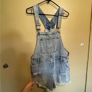 Wild Fable Blue Denim Overalls  women good condition size L